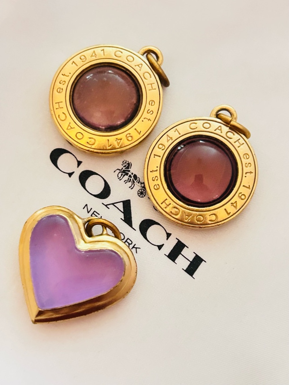 Coach Y2K 1941 Charms/ bracelet/ Necklace/ Keychain/ Bag Charm - Picture 8 of 15